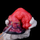 5.91in Fantasy Weird Silicone Soft Inflatable Spraying Water Dildo For Clit