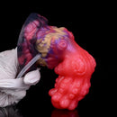 5.91in Fantasy Weird Silicone Soft Inflatable Spraying Water Dildo For Clit