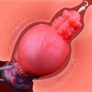 5.91in Fantasy Weird Silicone Soft Inflatable Spraying Water Dildo For Clit