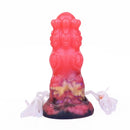 5.91in Fantasy Weird Silicone Soft Inflatable Spraying Water Dildo For Clit