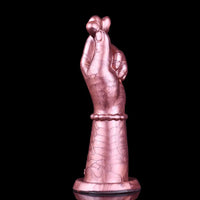 5.91in Finger Heart Silicone Vaginal Masturbation Women Men Dildo