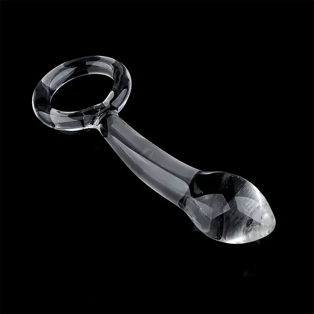 5.91in Hand Pull Crystal Glass Dildo Manual Adult Intimate Sex Toy