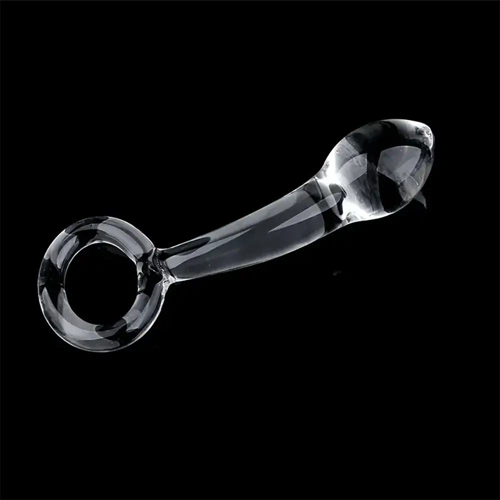 5.91in Hand Pull Crystal Glass Dildo Manual Adult Intimate Sex Toy