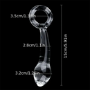 5.91in Hand Pull Crystal Glass Dildo Manual Adult Intimate Sex Toy