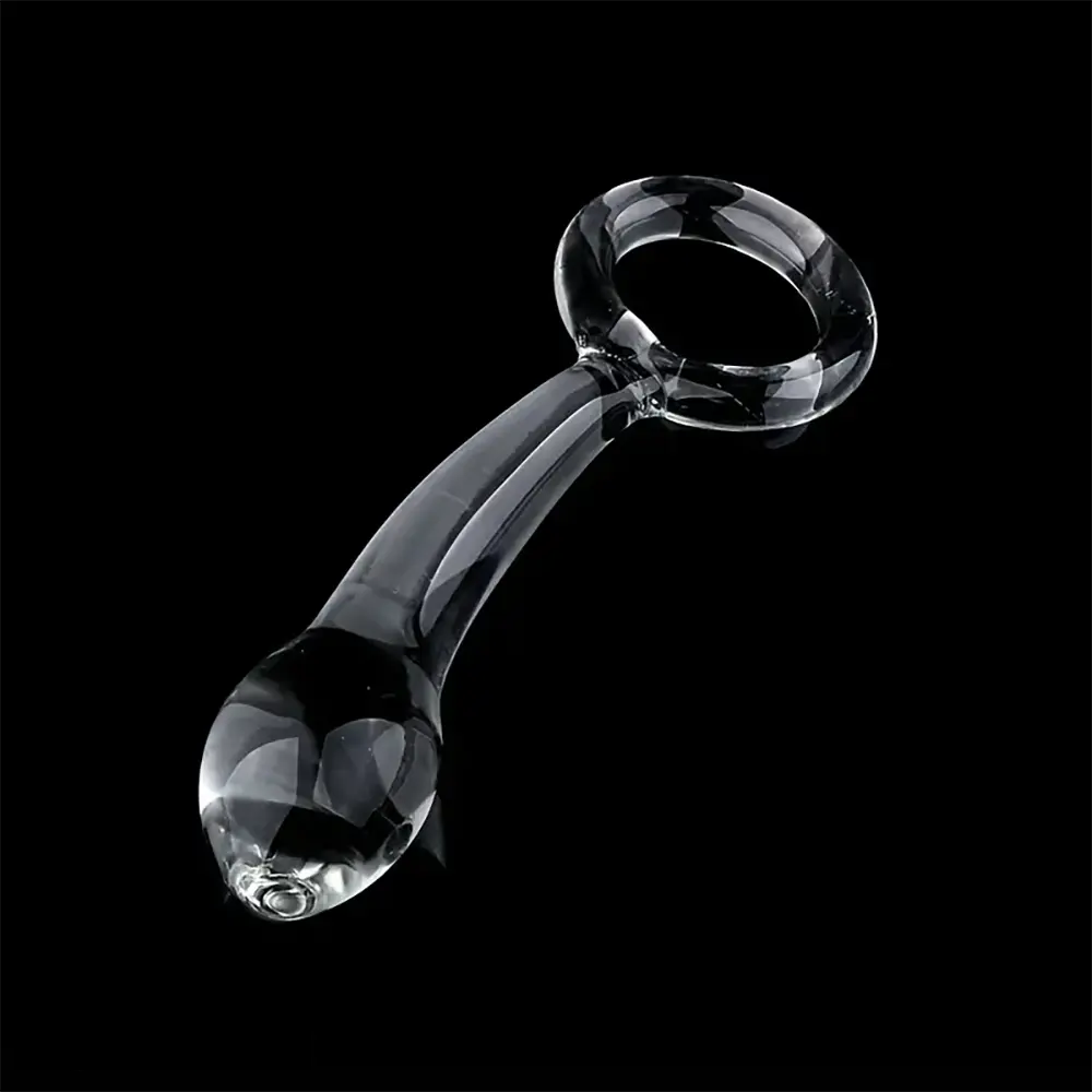 5.91in Hand Pull Crystal Glass Dildo Manual Adult Intimate Sex Toy