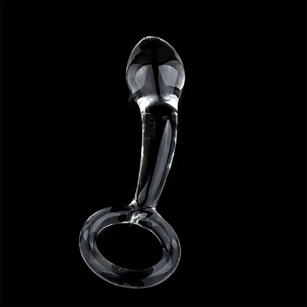 5.91in Hand Pull Crystal Glass Dildo Manual Adult Intimate Sex Toy