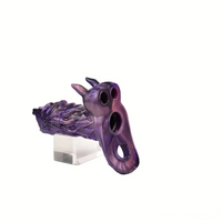 5.91in Liquid Silicone Dragon Fantasy Hollow Dildo Sleeve For Enlargement