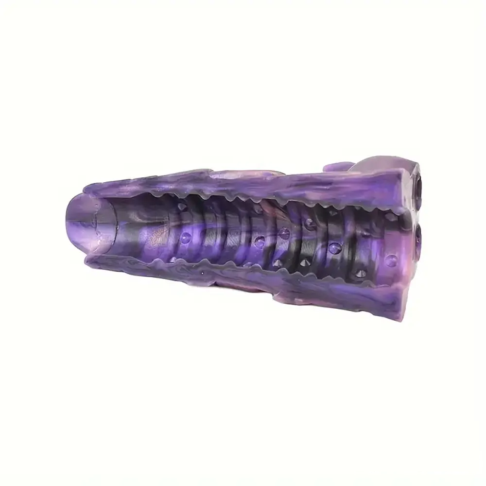 5.91in Liquid Silicone Dragon Fantasy Hollow Dildo Sleeve For Enlargement