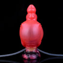 5.91in Odd Knot Spiked Silicone Soft Inflatable Spraying Squirting Dildo
