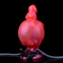 5.91in Odd Knot Spiked Silicone Soft Inflatable Spraying Squirting Dildo