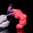 5.91in Odd Knot Spiked Silicone Soft Inflatable Spraying Squirting Dildo