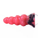 5.91in Odd Knot Spiked Silicone Soft Inflatable Spraying Squirting Dildo