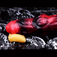 5.91in Silicone Dog Cock Sleeve Knot Dildo Vibrating Cock With Cock Ring