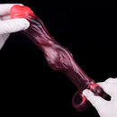 5.91in Silicone Dog Cock Sleeve Knot Dildo Vibrating Cock With Cock Ring