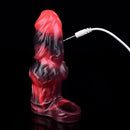 5.91in Silicone Dog Cock Sleeve Knot Dildo Vibrating Cock With Cock Ring