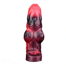 5.91in Silicone Dog Cock Sleeve Knot Dildo Vibrating Cock With Cock Ring