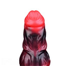 5.91in Silicone Dog Cock Sleeve Knot Dildo Vibrating Cock With Cock Ring