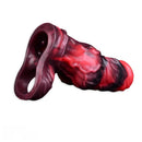 5.91in Silicone Dog Cock Sleeve Knot Dildo Vibrating Cock With Cock Ring