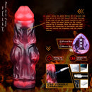 5.91in Silicone Dog Cock Sleeve Knot Dildo Vibrating Cock With Cock Ring