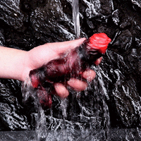 5.91in Silicone Vibrating Dog Tentacle Cock Sleeve Knot Dildo With Cock Ring