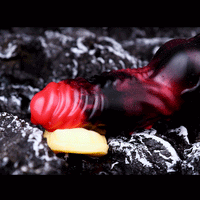 5.91in Silicone Vibrating Dog Tentacle Cock Sleeve Knot Dildo With Cock Ring