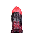 5.91in Silicone Vibrating Dog Tentacle Cock Sleeve Knot Dildo With Cock Ring