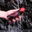 5.91in Silicone Vibrating Dog Tentacle Cock Sleeve Knot Dildo With Cock Ring
