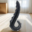 5.91in Spiked Seahorse High Transparent Crystal Glass Tentacle Dildo
