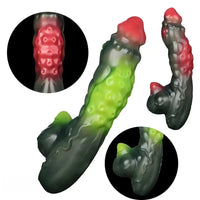 5.94in 7.4in 8.54in 9.13in 9.17in Fantasy Silicone Monster Dildo