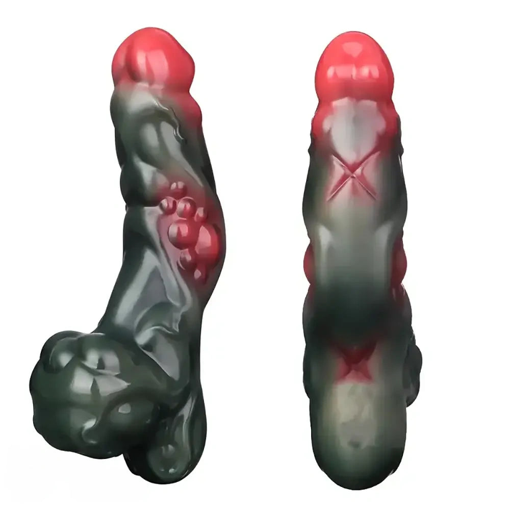 5.94in 7.4in 8.54in 9.13in 9.17in Fantasy Silicone Monster Dildo