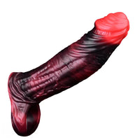 5.98in 7.09in Silicone Cock Sleeve Soft Vibrating Uncut Hollow Dildo For Sex