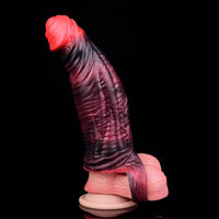 5.98in 7.09in Silicone Cock Sleeve Soft Vibrating Uncut Hollow Dildo For Sex