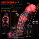 5.98in 7.09in Silicone Cock Sleeve Soft Vibrating Uncut Hollow Dildo For Sex