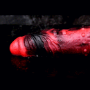 5.98in 7.09in Silicone Cock Sleeve Spiked Hollow Vibrating Fantasy Dildo