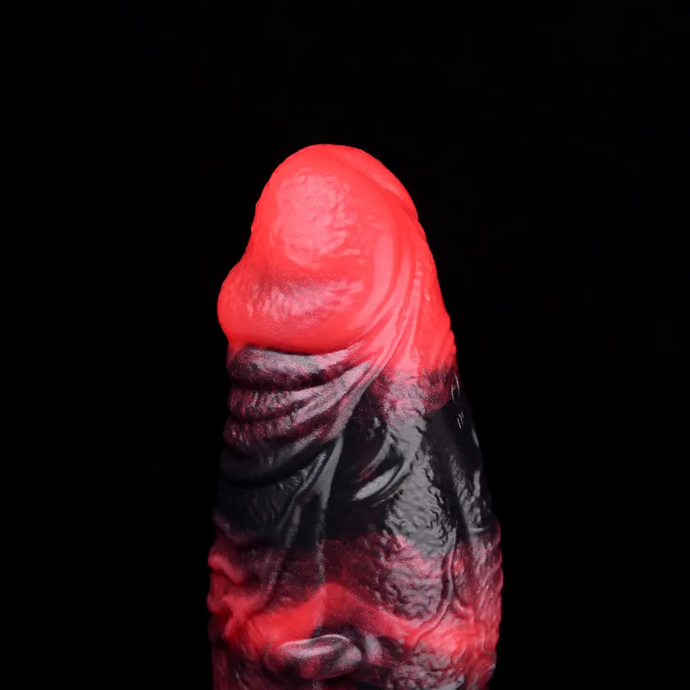 5.98in 7.09in Silicone Cock Sleeve Spiked Hollow Vibrating Fantasy Dildo