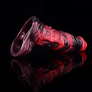 5.98in 7.09in Silicone Cock Sleeve Spiked Hollow Vibrating Fantasy Dildo