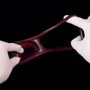 5.98in 7.09in Silicone Cock Sleeve Spiked Hollow Vibrating Fantasy Dildo