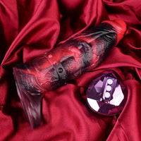 5.98in 7.09in Silicone Cock Sleeve Spiked Hollow Vibrating Fantasy Dildo
