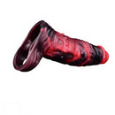 5.98in 7.09in Silicone Cock Sleeve Spiked Hollow Vibrating Fantasy Dildo