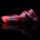5.98in 7.09in Silicone Tentacle Cock Sleeve Knot Vibrating Hollow Female Dildo
