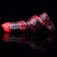 5.98in 7.09in Silicone Tentacle Cock Sleeve Knot Vibrating Hollow Female Dildo