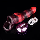 5.98in 7.09in Silicone Tentacle Cock Sleeve Knot Vibrating Hollow Female Dildo