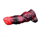 5.98in 7.09in Silicone Tentacle Cock Sleeve Knot Vibrating Hollow Female Dildo