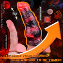 5.98in 7.09in Silicone Tentacle Cock Sleeve Knot Vibrating Hollow Female Dildo