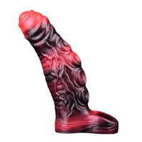 5.98in 7.17in Silicone Tentacle Cock Sleeve Uncut Soft Vibrating Dildo