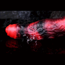 5.98in 7.17in Silicone Tentacle Cock Sleeve Uncut Soft Vibrating Dildo