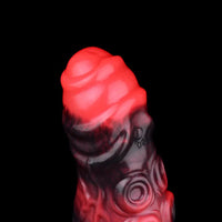 5.98in 7.17in Silicone Tentacle Cock Sleeve Uncut Soft Vibrating Dildo