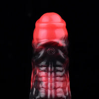 5.98in 7.17in Silicone Tentacle Cock Sleeve Uncut Soft Vibrating Dildo