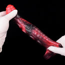 5.98in 7.17in Silicone Tentacle Cock Sleeve Uncut Soft Vibrating Dildo