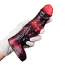 5.98in 7.17in Silicone Tentacle Cock Sleeve Uncut Soft Vibrating Dildo